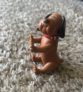 Vintage Pound Puppies Posable Figure Brown With Black Spots Dog 1986 Tonka - Picture 1 of 11