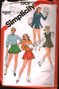 5301 Simplicity NÄHEN Muster Misses Cheerleading Skating Kostüm Kleid Outfit - Bild 1 von 2