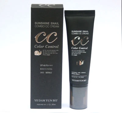 [YEDAM YUN BIT] Sunshine Snail Combo CC CREAM (SPF40 / PA+++) / NO.1 Hecho en Corea Foto 1 de 4
