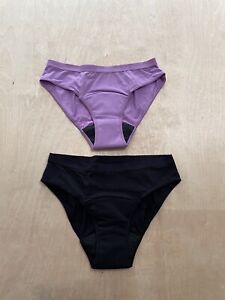 KT By Knix Teens Super Absorbency Leakproof Cotton Bikini Lot Of 2 Underwear M