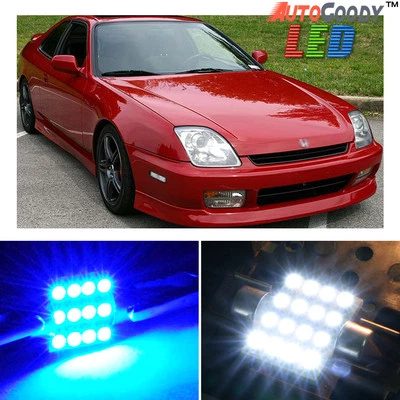 Kit de paquete interior de 6 luces LED azules premium para Honda Prelude 97-01 + herramienta Foto 1 de 4