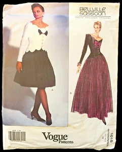 Cocktail top e gonna Vogue Designer BELLVILLE-SASSOON 1015 modello natalizio 14 UC - Foto 1 di 7
