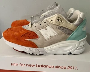 Authentic New Balance 990V2 Kith Cyclades Ronnie Fieg size 4 - Picture 1 of 11