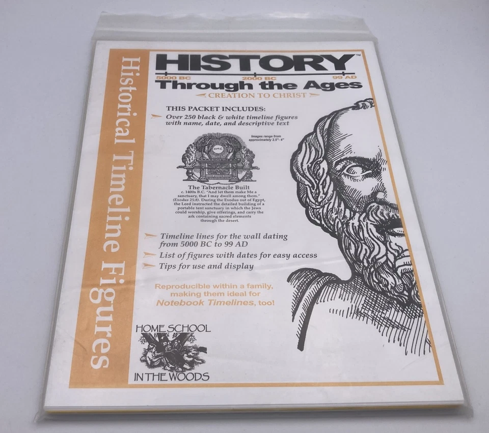 History Through the Ages - Creation to Christ : Historical Timeline Figures. Foto 1 de 1