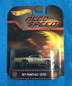 Hot Wheels Retro Entertainment Need For Speed '67 PONTIAC GTO - Picture 1 of 2