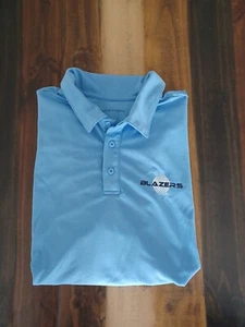 Port Authority Mens Size XL Blue Polo Style Short Sleeve Shirt Blazers Lacrosse - Picture 1 of 10