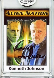 -ALIEN NATION- KENNETH JOHNSON Signed/Autograph/Auto Certified Sci-Fi TV Card - Picture 1 of 2