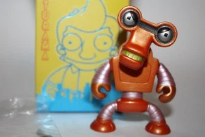 KIDROBOT FUTURAMA UNIVERSE X METALIZADO ROBERTO ROBOT DISEÑADOR ARTE JUGUETE - Imagen 1 de 3