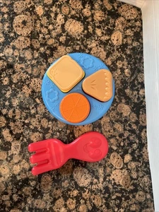 LeapFrog Formas y Compartir Cesta de Picnic Piezas de Repuesto 5 Piezas Tenedor Plato Comida - Imagen 1 de 2