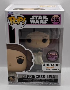 Funko Pop! - Princess Leia - Starwars - Amazon Exclusive - # 565 - Picture 1 of 2