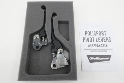 Polisport Pivot Lever Set Black - YAMAHA YZ 125/250/450 - Imagem 1 de 4