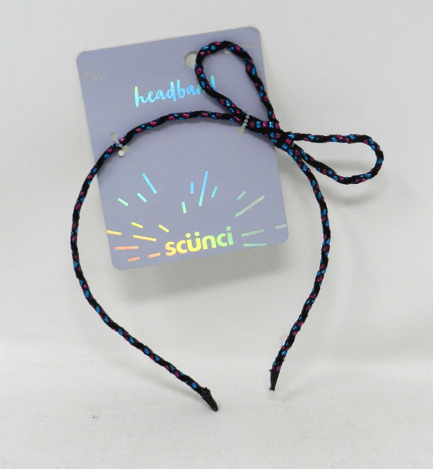 Diadema Scunci Linish con lazo delgado 1 unidad Foto 1 de 1