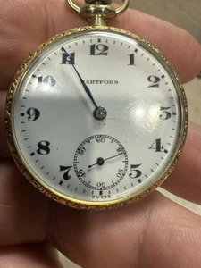 H.WILLIAMSON LTD HARTFORD pocket watch needs repair 7 Jewels - Picture 1 of 6