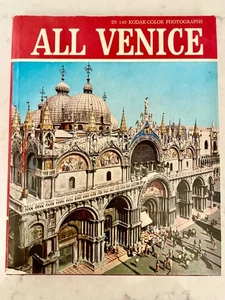 ALL VENICE 140 Color Photographs 1st Edition E. Pucci Hardcover/Dust Jacket~VG - Picture 1 of 10