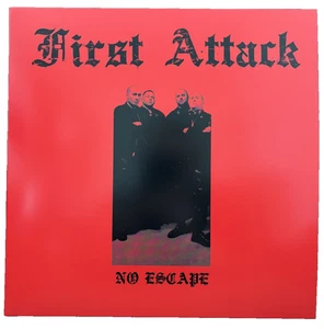 FIRST ATTACK – NO ESCAPE LP LIMITED RED VINYL ROT SECOND PRESS NEU BISHOPS GREEN - Bild 1 von 5