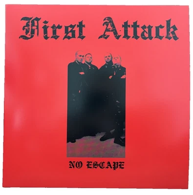 FIRST ATTACK – NO ESCAPE LP LIMITED RED VINYL ROT SECOND PRESS NEU BISHOPS GREEN - Bild 1 von 4