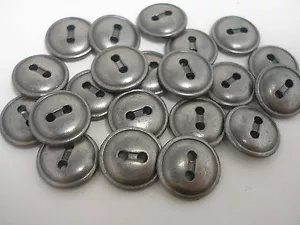Nuevo Níquel Plata Metal Botones Talla 1/2, 5/8, 3/4 Chaquetas Abrigo Blazer S7 - Imagen 1 de 8