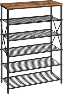6-Tier Shoe Rack for Front Door Entrance, Shoe Shelf, Shoe Storage Organizer, Ho - Picture 1 of 9