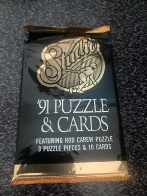 1991 STUDIO BASEBALL 1 PACK - Image 1 of 2