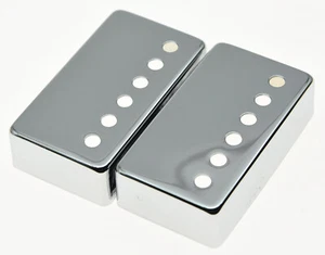 2* Humbucker Pickup Covers Brass Pickup Cover 49.2/52mm Pole Spacing For Gibson - Picture 1 of 13