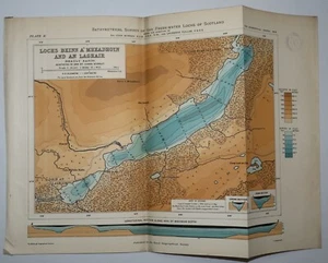 1906 Lochs Beinn A'Mheadhoin und An Laghair Beauly Basin bathymetrische Vermessung - Bild 1 von 9