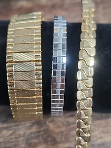 Speidel Twist-On/Regal 70er Jahre NOS verschiedene Vintage Uhrenarmbänder (3 Stück) ** - Bild 1 von 7