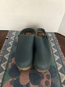 Genuine Free People Leather MIA Alma Clogs size 40 EU (size 10 US) - Picture 1 of 13