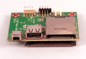 USB, MEMORY CARD READER PANEL BOARD C-PCB- 726A-2-RDR FOR COMPUTER GATEWAY-USED - Afbeelding 1 van 1