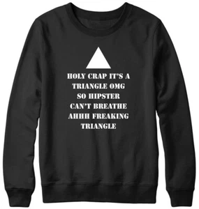 Sudadera unisex Holy Crap It's A Triangle divertida para hombre mujer - Imagen 1 de 7