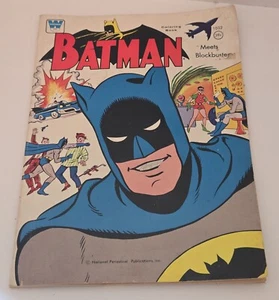 Batman Meets Blockbuster Coloring Book #1032 - Vintage 1966 Whitman - Picture 1 of 8