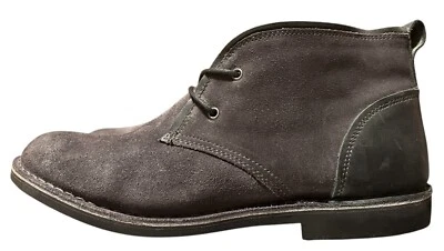 Marc New York Por Andrew Marc Chukka Para Hombres Talla 11 M Gamuza Carbón Informal Foto 1 de 4