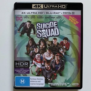 Suicide Squad (4K Ultra HD + Blu-ray) Region Free D.C. Comics Movie 2016 - Picture 1 of 2