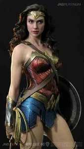 JND Studios Platinum Justice League Wonder Woman 1/3 Hyperreal Statue NEW - Picture 1 of 20