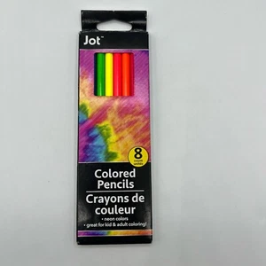NUEVO Lápices de colores Jot caja/juego de 8 unidades sin afilar ideal para niños - Imagen 1 de 4
