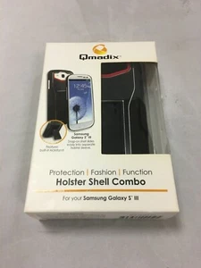 Qmadix samsung galaxy s3 holster shell combo Black/RED - Picture 1 of 3