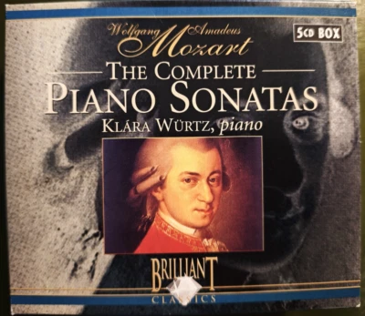 W.A. MOZART: Complete Piano Sonatas. KLARA WÜRTZ. Brilliant 5 CD-Box. NEUwertig! - Bild 1 von 4