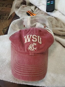Washington State Cougars Legacy Cap Hat Adjustable StrapBack Embroidered  - Picture 1 of 4
