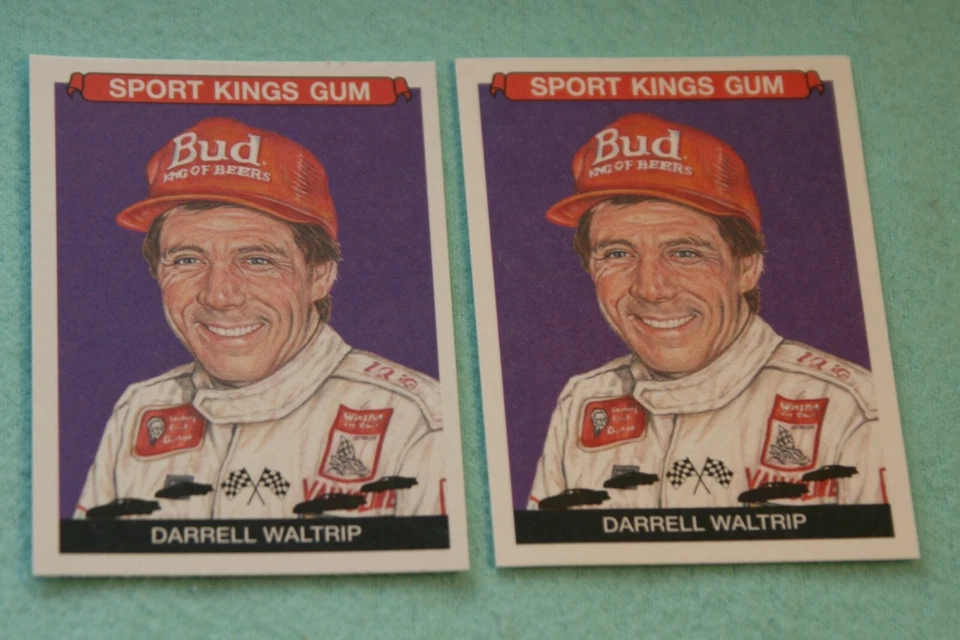 DARRELL WALTRIP LOT OF 2 2021 SPORTKINGS #50 NASCAR AUTO  - Image 1 of 1