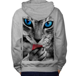 Wellcoda süßer Kitty Paw Katze Wild Herren Hoodie - Bild 1 von 14