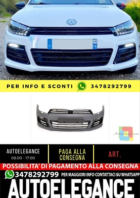 ⭐Paraurti anteriore R Look & LED DRL adatto per VW Scirocco III (2008-2014)⭐ - Imagen 1 de 3