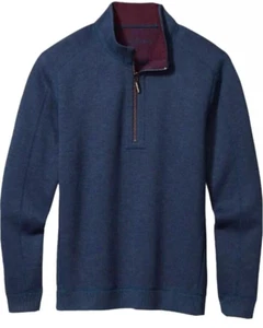 Tommy Bahama Flipsider Half Zip Sweater Mens XL Reversible Casual Knit Outdoor - Picture 1 of 16