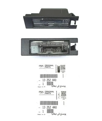 2x Originale Opel Kennzeichenleuchten Hinten Zafira B - 13252440 - Bild 1 von 4