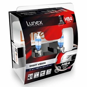 Lunex HB4 55W 12V Night Vision 3600K + 100% more light 2 bulbs - Picture 1 of 1