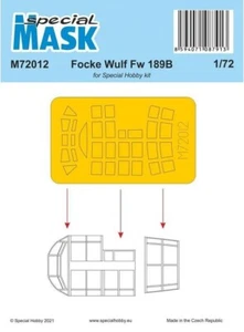 Máscara Focke Wulf Fw 189B 1/72 M72012 MASCARILLA ESPECIAL Hobby Especial - Imagen 1 de 1