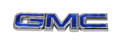 For GMC Logo Emblem Blue 6.75" X 1.5" Adhesive Universal - Image 1 of 4