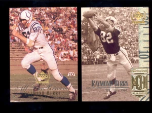 Lote de 2 cartas 1999 Upper Deck Century Legends Raymond Berry Baltimore Colts - Imagen 1 de 1