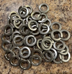 (50) Stainless Steel split Lock Washers 1/2" , new - Picture 1 of 2