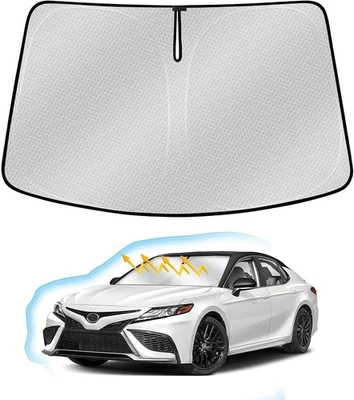 for Toyota Camry 2018-2024 /Foldable Windshields Cloth Foldable Car Sun Shield Foto 1 de 4