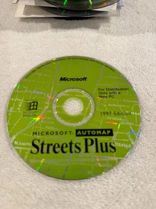 Microsoft Automap Streets Plus 1997 Edition CD - SERIAL # NOT INCLUDED!!! - Picture 1 of 1