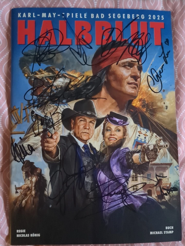 Orginales Autogramm. Winnetou. Karl May. Film Programm. Bad Segeberg. Klaws - Bild 1 von 1